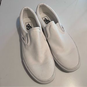 White Vans Slip-ons